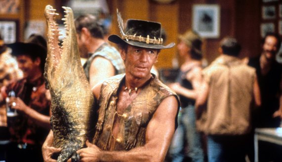 Twice as successful as any other Australian film when domestic box office is adjusted to today’s dollars: Crocodile Dundee. 