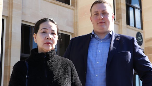 Liberal Democrat MP Aaron Stonehouse has been lobbying for a review of WA's criminal confiscation laws on behalf of Tam Nguyen who faces losing her home because of her husband's crimes.