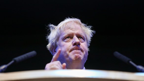 Former British foreign secretary  Boris Johnson.