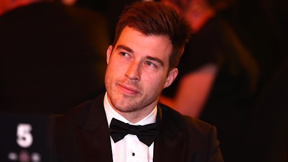 Essendon captain Zach Merrett at the Brownlow.