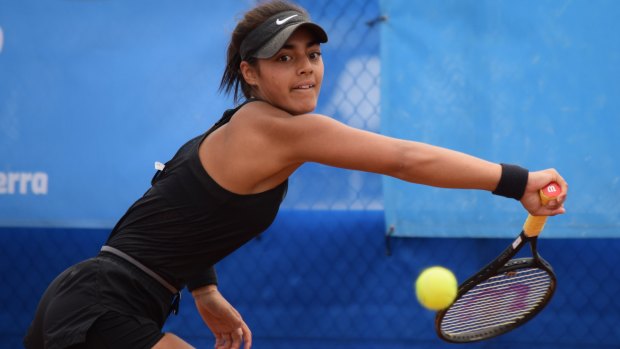 Annerly Poulos has set her sights on the junior grand slams next year.