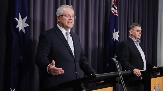 Prime Minister Scott Morrison and Chief Medical Officer Professor Brendan Murphy  announce drastic new bans.