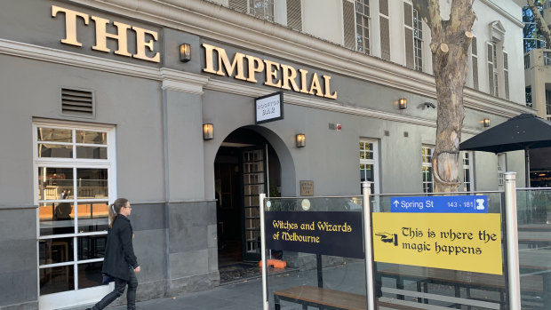 Warner Bros have told the Imperial Hotel that the magic can no longer happen at the pub without permission.