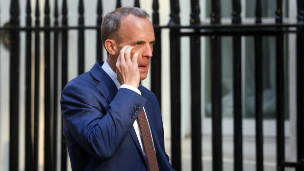 Britain’s Deputy Prime Minister Dominic Raab.