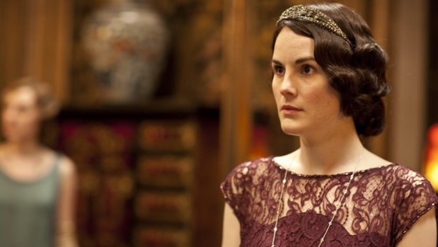 Michelle Dockery as Mary Crawley in Downton Abbey.