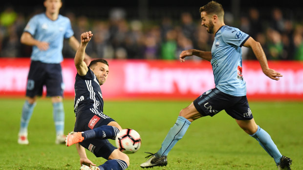 Melbourne Victory will be keen to keep Kiwi Kosta Barbarouses (left), who is out of contract.