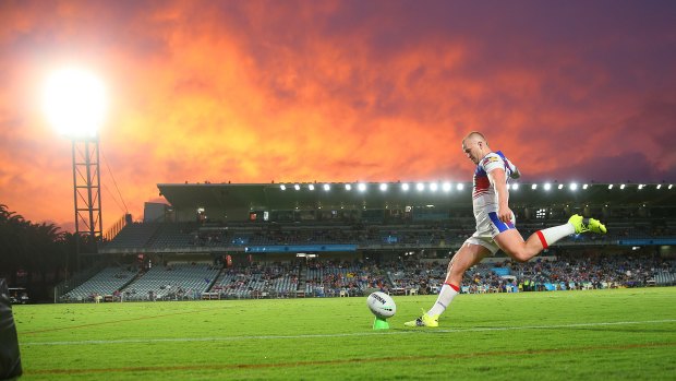 Central Coast Stadium was picturesque for the Knights and Warriors clash.