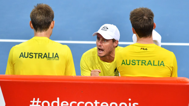 Davis Cup captain Lleyton Hewitt is moulding the team in his own image.