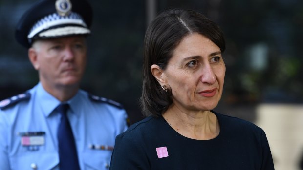 NSW Premier Gladys Berejiklian gives a coronavirus update on Thursday morning.