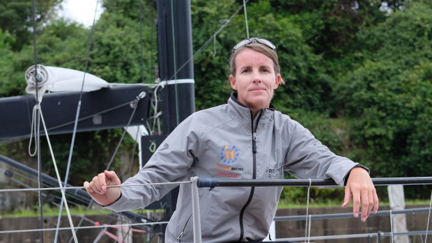 Hobart bound: Ocean Respect Racing's Stacey Jackson is sailing to encourage better sea stewardship.