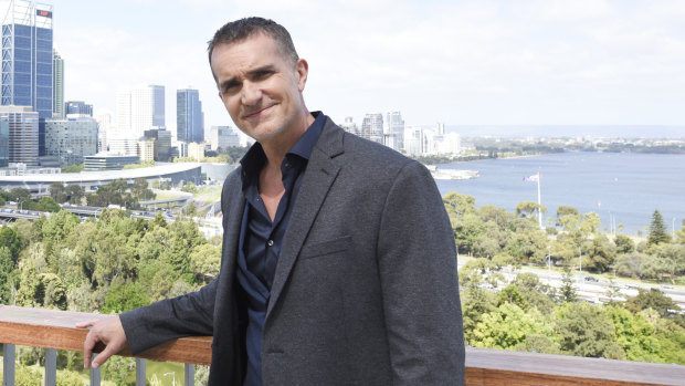 Married at First Sight expert John Aiken in Perth ahead of the show. 