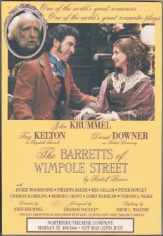 John Krummel poster for The Barratts of Wimpole Street, 1989.