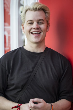 Comedian Joel Creasey is an Australian Open regular.