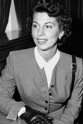 Nancy Sinatra Sr. takes the witness stand in Superior Court in Santa Monica where she was granted a decree of separate maintenance from singer Frank Sinatra. Sinatra Sr. in 1950.