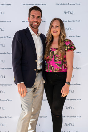 Social scene: Michael and Mia Coombs at the LJ Hooker Avnu launch in Neutral Bay last year.