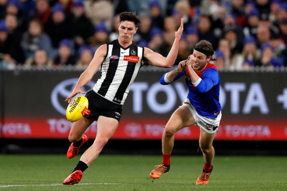 Oliver Henry has shown great promise in two seasons at Collingwood.