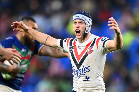 Luke Keary’s kicking game was a highlight for the Roosters.