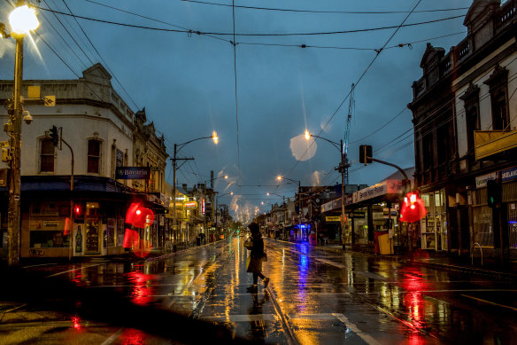 Melbourne has had a wet year.