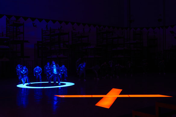 A scene from the second season of Squid Game.