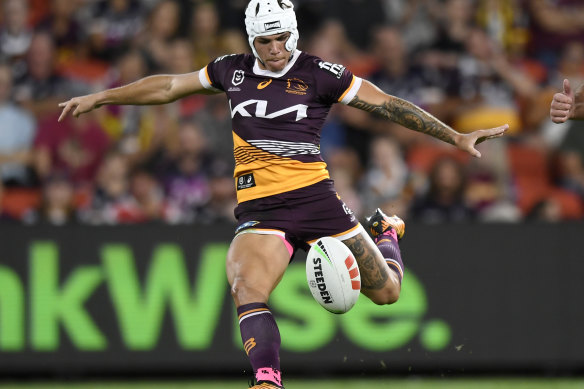Reece Walsh had a quiet night on his return for the Brisbane Broncos against the Dolphins.