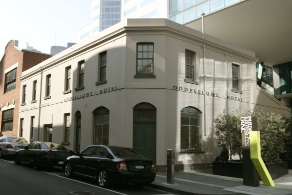 The Oddfellows Hotel photographed in 2008.