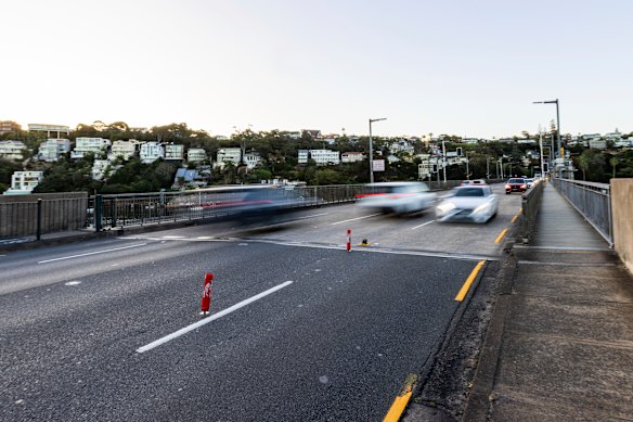 Spit Bridge in Mosman in 2024.