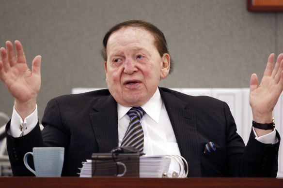 Sheldon Adelson, pictured in 2015, held extraordinary power among Republicans.