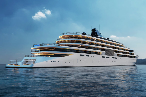 An artist’s impression of the luxury vessel Aman at Sea.