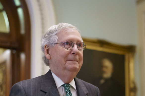 Supportive of the infrastructure bill: Senate Minority Leader Mitch McConnell.
