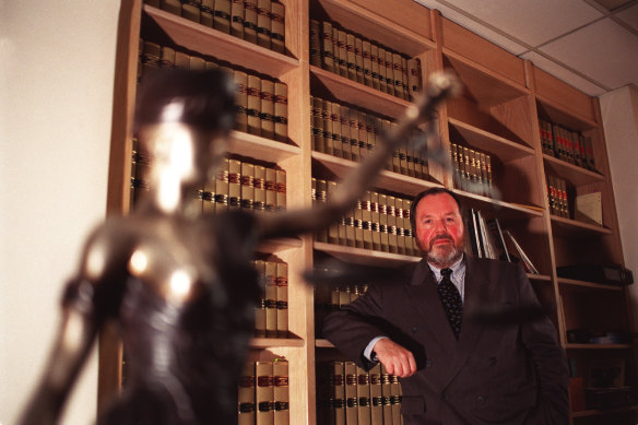 Wayne Haylen, pictured in 2001 after being appointed to the Industrial Court of NSW.