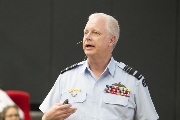 Former Air Chief Marshal Mark Binskin,  seen in a file picture, is to review Israel’s probe into last week’s drone attack that led to the death of Australian Zomi Frankcom.