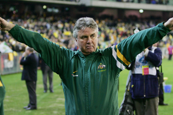 Guus Hiddink is set for an Aussie homecoming next month in Brisbane.