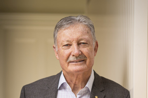 Lifelong Collingwood fan John Bertrand.