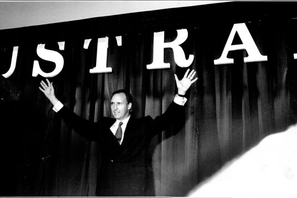 Australia’s treasurer in 1987 was Paul Keating.