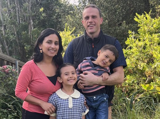 Dr James Donald, with his family, has been influenced in his parenting style by his positive-psychology research that found giving children “supportive autonomy” helps them develop community-minded values.