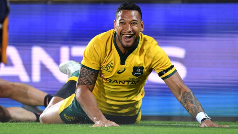 Staying put: Israel Folau.