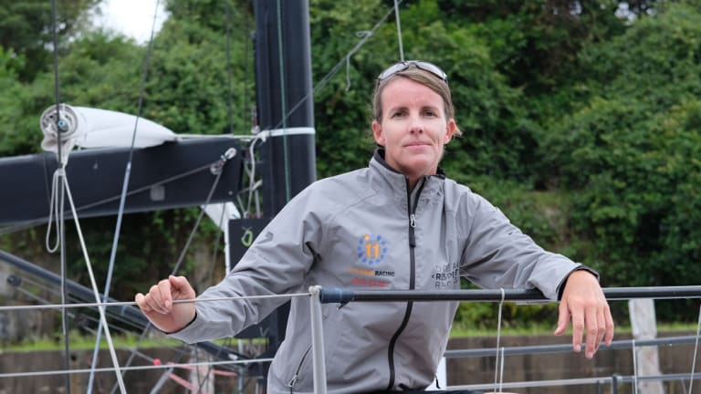 Hobart bound: Ocean Respect Racing's Stacey Jackson is sailing to encourage better sea stewardship.