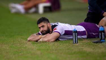 Jesse Bromwich struggled to prove his fitness for Saturday's clash.