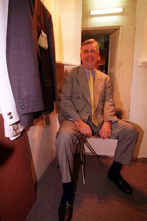 Tony Yeldham in his Double Bay shop in 1998.