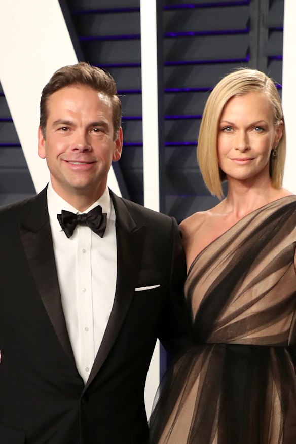 A-listers Lachlan and Sarah at Vanity Fair’s hot-ticket Oscars party in 2019.