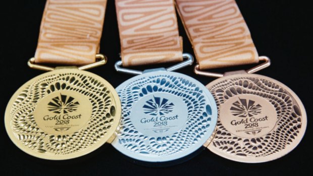 The medals for the Gold Coast 2018 Commonwealth Games.