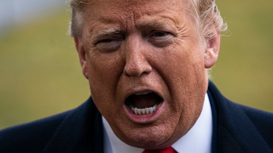 Time to settle scores: US President Donald Trump.