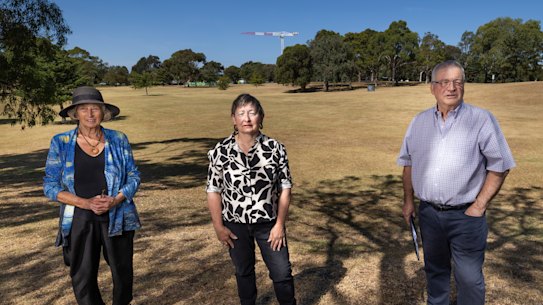 Rosemary West, Janina Wierzbicki and Doug Klein are concerned about proposed planning changes.