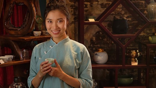 Shuang Hu in the rom-com Five Blind Dates, which is the first feature film produced locally by Amazon Prime Video.