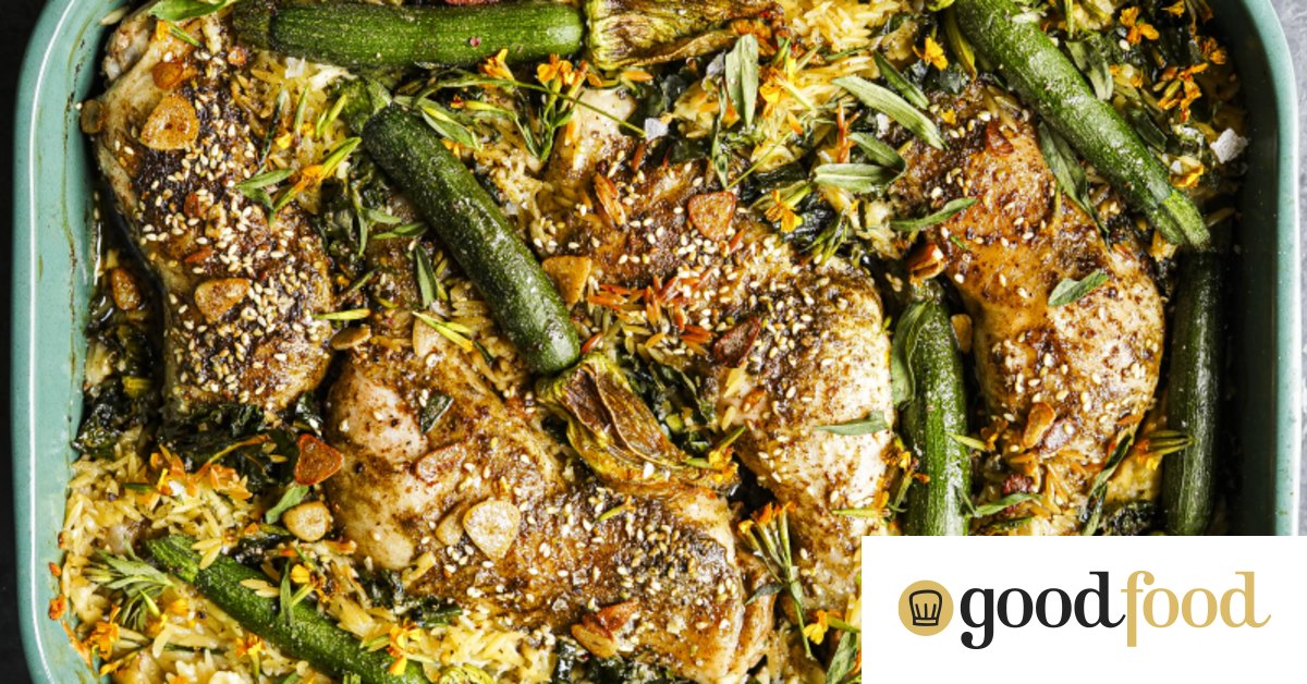 Pizza chicken, garlic-butter traybake, brown rice lettuce cups, shish kebabs: Four new chicken recip