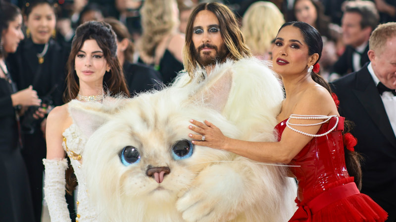 Not quite Karl: The Met Gala plays it silly and safe