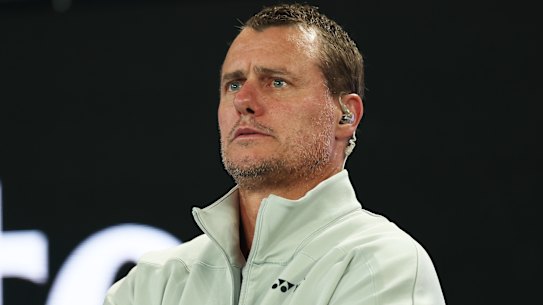 Davis Cup captain Lleyton Hewitt.