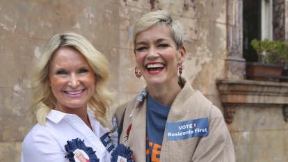Sister act: Jessica Rowe proud to offer support on election day despite the ‘intrigue and drama’