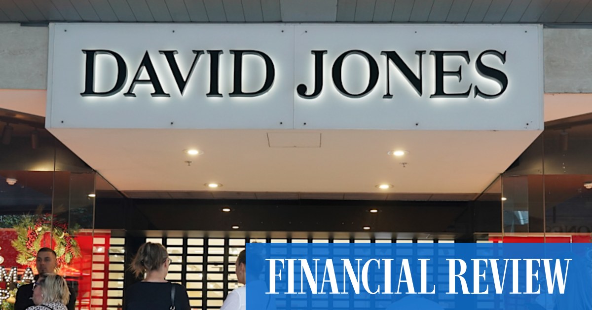 M&A: new David Jones owner Anchorage Capital Partners buys the retailer for 75 percent of its value and assets - Vimarsana News