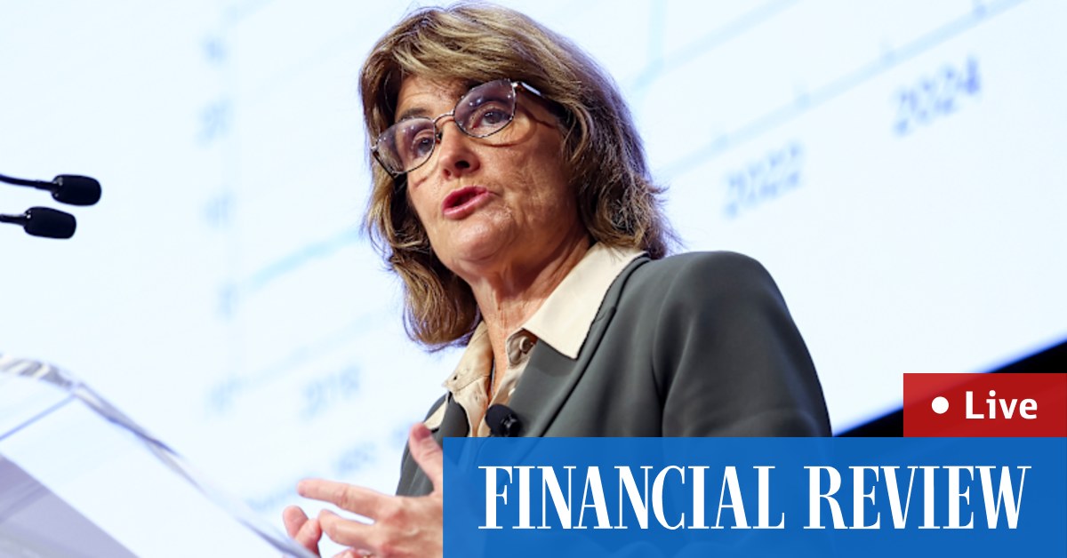 RBA governor Michele Bullock has warned a prolonged conflict in the Middle East could impact global economic activity, as the central bank also investigates the effect of AI on the workforce. Follow live updates.